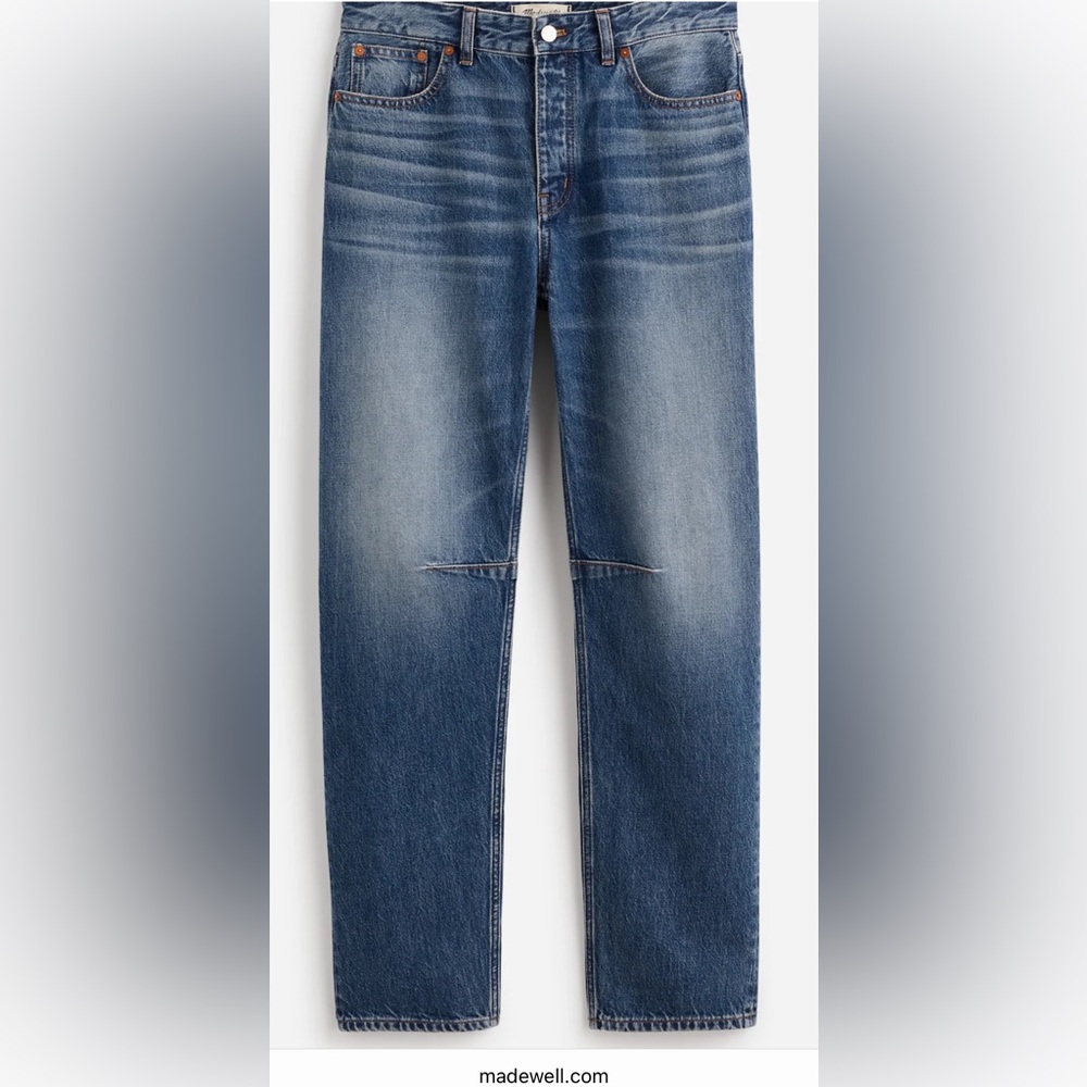 Madewell The Darted Barrel-Leg Jeans. IRMO Wash. Size 30